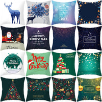 HKM-429139 Christmas Decorative Pillow Cover - Nordic Style Peach Fabric, 45 x 45 cm, Multiple Patterns Available