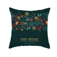 HKM-429139 Christmas Decorative Pillow Cover - Nordic Style Peach Fabric, 45 x 45 cm, Multiple Patterns Available