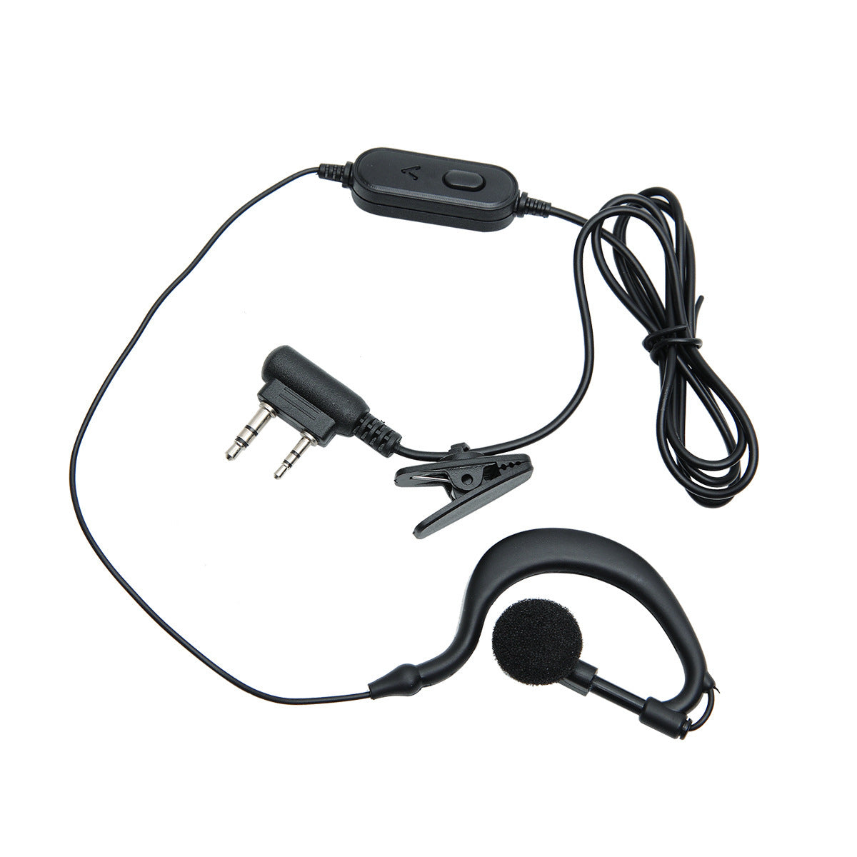 HKM-429139 Universal Sequin Walkie-Talkie Headset for BF-888S Models - Comfortable and Stylish Design