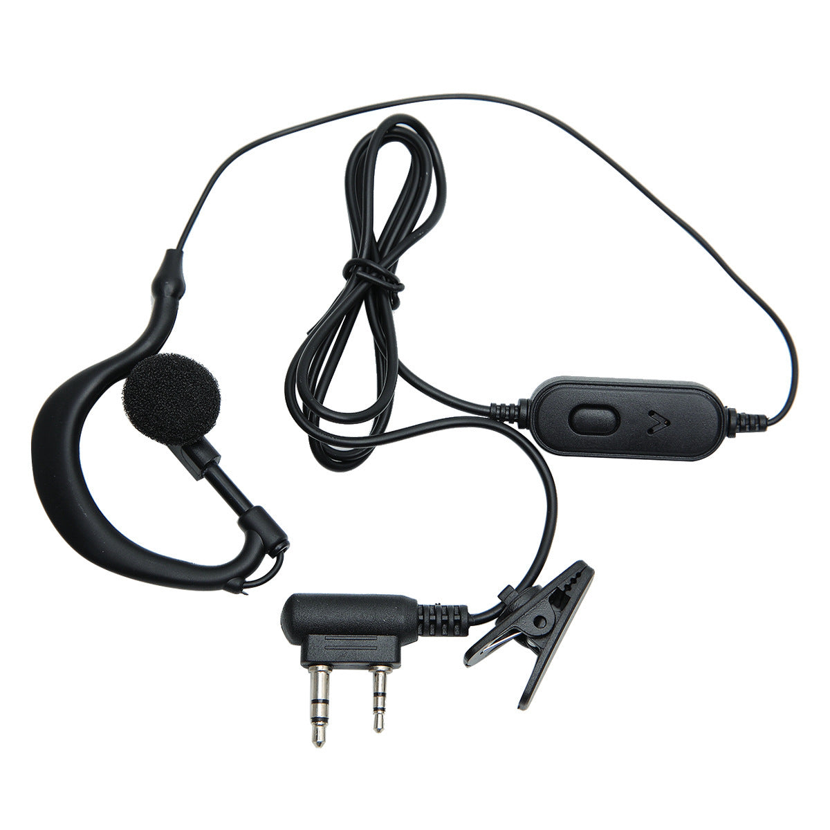 HKM-429139 Universal Sequin Walkie-Talkie Headset for BF-888S Models - Comfortable and Stylish Design