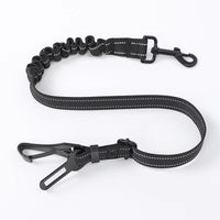 HKM-429203 Pet Safety Rope with Car Safety Buckle - Durable Nylon Chain in Red, Blue, or Black