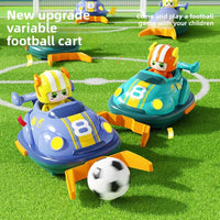 HKM-429651 Interactive RC Bumper Car Toy Football Set for Children, Mini Remote Control Car with Lights