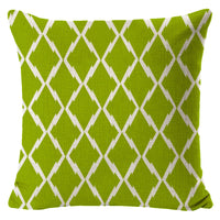 HKM-429779 Green Cotton Linen Pillow Cover for Sofa and Office Use, 45x45cm