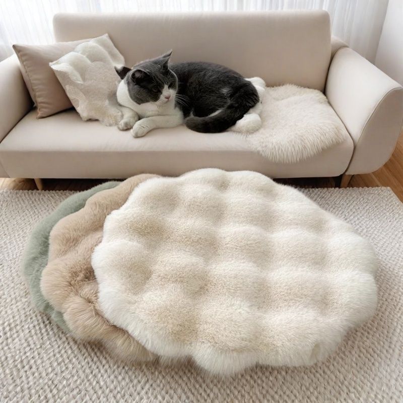 HKM-429779 Plush Pet Pad Sleep Round Autumn And Winter Warm