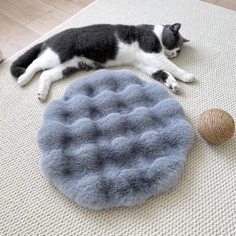 HKM-429779 Plush Pet Pad Sleep Round Autumn And Winter Warm