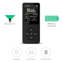 HKM-429971 Portable MP3 Player with 1.8-Inch Display, FM Radio, Voice Recorder, and AMV Movie Support