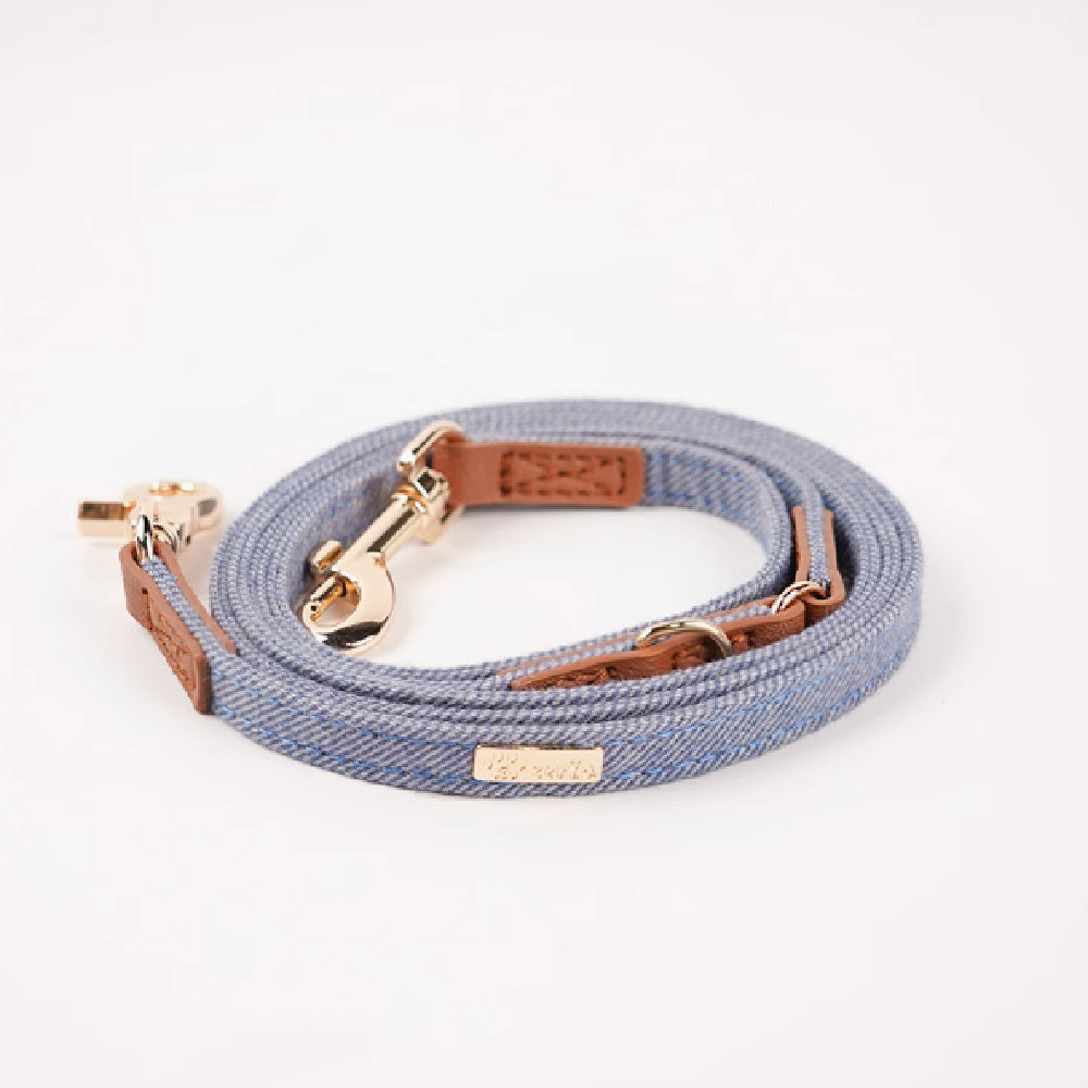 HKM-430099 Adjustable Anti-Lost Nameplate Dog Collar and Rope Set for Shiba Inu - Multiple Colors Available
