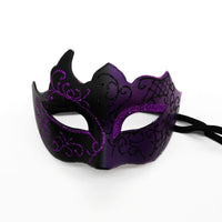 HKM-430675 Masquerade Flat Head Half Face Spray Paint Mask for Parties and Events