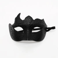 HKM-430675 Masquerade Flat Head Half Face Spray Paint Mask for Parties and Events