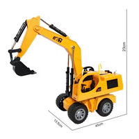 HKM-430803 Remote Control Excavator with Lights and USB Charging for Kids - 5 Channels, Indoor/Outdoor Use, Ages 5+