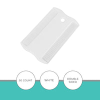 HKM-430931 Double-Sided Flea Comb for Dogs and Cats - Dense Teeth for Easy Grooming and Tear Stain Removal