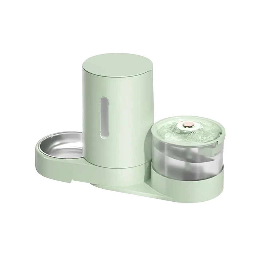 KTX-430995 Automatic Pet Feeder and Water Dispenser with Dry Wet Separation for Dogs and Cats