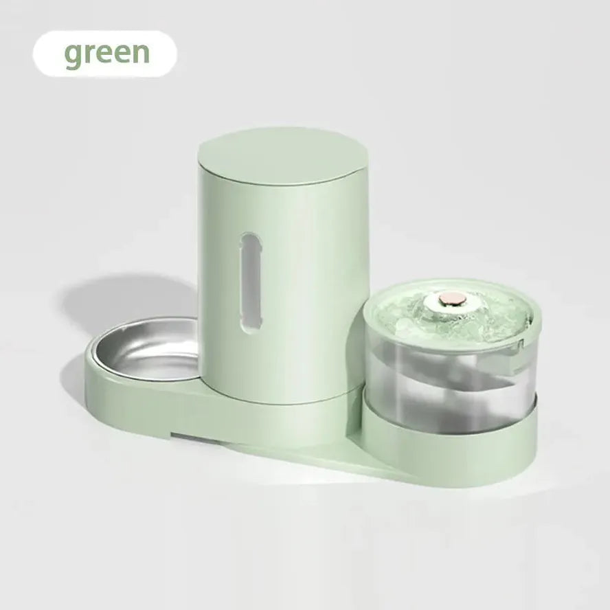 KTX-430995 Automatic Pet Feeder and Water Dispenser with Dry Wet Separation for Dogs and Cats