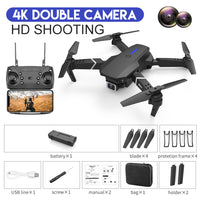 HKM-431059 HD 4K Dual Camera Aerial Drone with Foldable Arms, Altitude Hold, and WiFi FPV Function