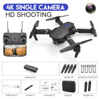 HKM-431059 HD 4K Dual Camera Aerial Drone with Foldable Arms, Altitude Hold, and WiFi FPV Function