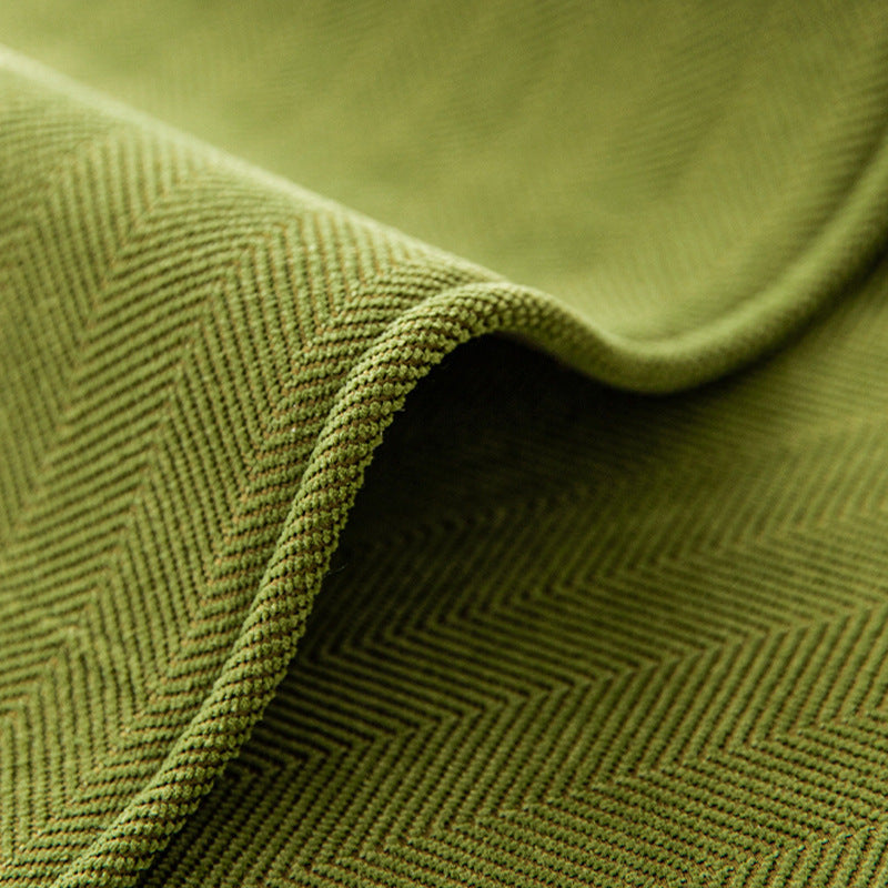 KTX-431187 Universal Chenille Sofa Cushion Cover - Modern Striped Design for All Seasons