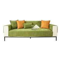 HKM-431187 Universal Chenille Sofa Cushion Cover - Modern Striped Design for All Seasons