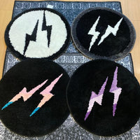 HKM-431315 Fantasy Gradient Lightning Carpet for Modern Living Spaces - Available in Purple, Pink, White, and Black