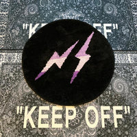 HKM-431315 Fantasy Gradient Lightning Carpet for Modern Living Spaces - Available in Purple, Pink, White, and Black