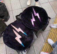 HKM-431315 Fantasy Gradient Lightning Carpet for Modern Living Spaces - Available in Purple, Pink, White, and Black
