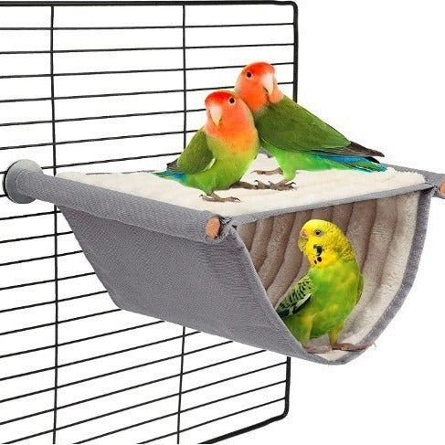 HKM-431315 Multi-Color Removable & Washable Wooden Hammock for Hamsters and Small Pets