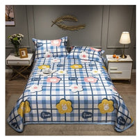 HKM-431379 Cooling Ice Silk Mat with Pillowcase Options - Various Colors and Sizes Available