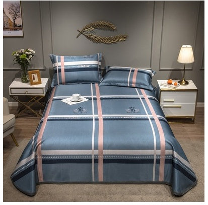 HKM-431379 Cooling Ice Silk Mat with Pillowcase Options - Various Colors and Sizes Available