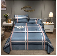 HKM-431379 Cooling Ice Silk Mat with Pillowcase Options - Various Colors and Sizes Available