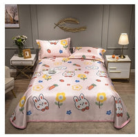 HKM-431379 Cooling Ice Silk Mat with Pillowcase Options - Various Colors and Sizes Available