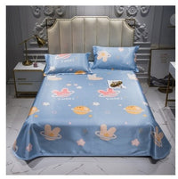 HKM-431379 Cooling Ice Silk Mat with Pillowcase Options - Various Colors and Sizes Available