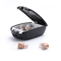 HKM-431443 Rechargeable Mini Hearing Amplifier for Adults and Seniors, Comfortable & Discreet Design