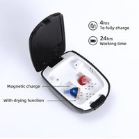 HKM-431443 Rechargeable Mini Hearing Amplifier for Adults and Seniors, Comfortable & Discreet Design