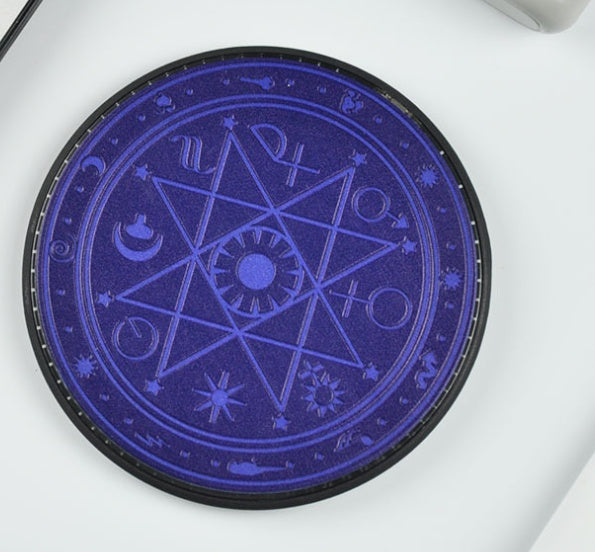 HKM-431443 Wireless Charging Pad 10W with Micro USB Interface - Available in Multiple Color Designs