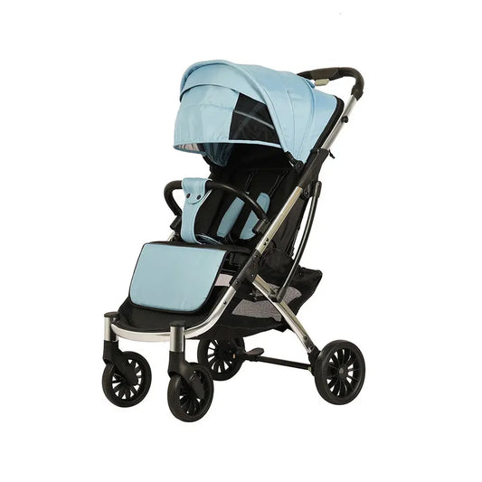 KTX-431571 Lightweight Foldable Baby Stroller with 20KG Capacity and Flax-Aluminium Frame for Toddlers