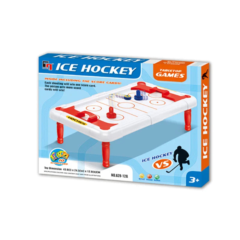 HKM-431635 Indoor Mini Ice Hockey Game Table for Kids - Family Fun Toy for Ages 3 and Up