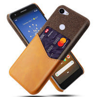 HKM-431635 Leather Back Cover Case for Google Pixel 2 and Pixel 2 XL – Waterproof and Drop Resistant