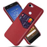 HKM-431635 Leather Back Cover Case for Google Pixel 2 and Pixel 2 XL – Waterproof and Drop Resistant