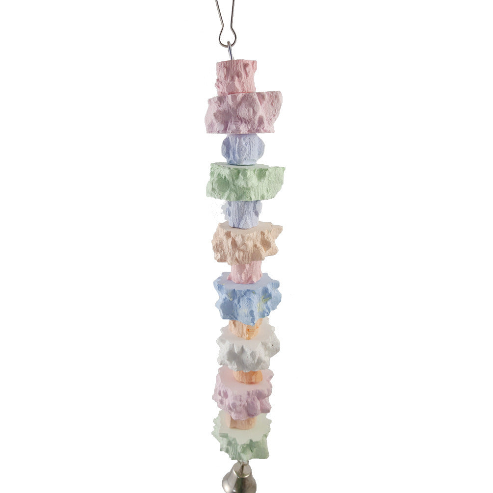 HKM-431635 Molar String Toy for Birds, Small and Large Sizes - Entertain Pets Like Parrots, Cats, and More