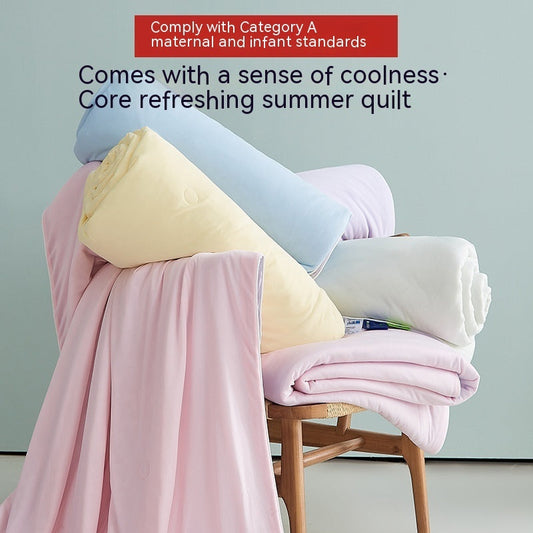 HKM-431699 Summer Lightweight Machine Washable Quilt with Cool Fiber and Airable Cover