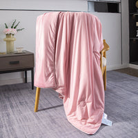 HKM-431699 Summer Lightweight Machine Washable Quilt with Cool Fiber and Airable Cover