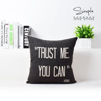 HKM-431763 Vintage Camera Bicycle Design Cotton and Hemp Cushion Pillow - 43cm x 43cm with Invisible Zipper