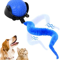 HKM-432147 Interactive Cat Ball Toy, 2025 New Cat Ball Toys With Cord Mouse, Smart Self Rolling Cat Toys For Bored Indoor Cats, Automatic Moving Peppy Pet Ball