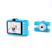 HKM-432275 3.5 Inch Cartoon Digital HD Camera with Anti-Fall Silicone Case in Sky Blue and Pink