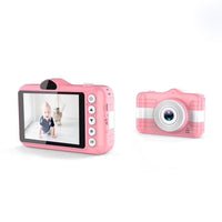HKM-432275 3.5 Inch Cartoon Digital HD Camera with Anti-Fall Silicone Case in Sky Blue and Pink