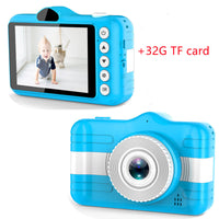 HKM-432275 3.5 Inch Cartoon Digital HD Camera with Anti-Fall Silicone Case in Sky Blue and Pink