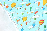 HKM-432339 Cotton Fabric with Nordic Style Sky Print for DIY Projects