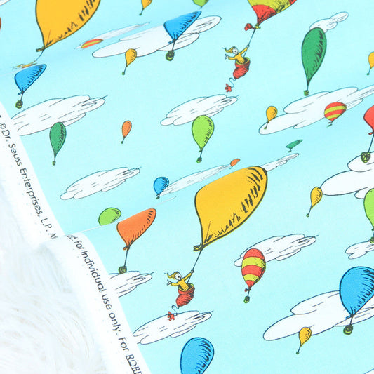 KTX-432339 Cotton Fabric with Nordic Style Sky Print for DIY Projects