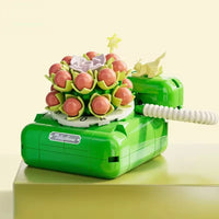 HKM-432339 Creative Flower Phone Building Blocks Model Set for Kids - 50 Pieces, Modern Building Theme