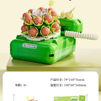 HKM-432339 Creative Flower Phone Building Blocks Model Set for Kids - 50 Pieces, Modern Building Theme