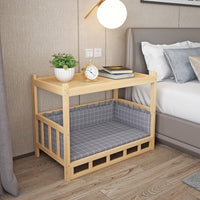 HKM-432339 Integrated DIY Pet Bed with Nightstand Features for Dogs and Cats